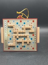 Hasbro Scrabble Playing  Board Christmas Ornament 2004 picture