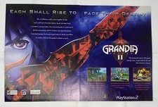 2002 Grandia II Playstation 2 PS2 Vintage Game Print Ad Poster Art Original picture