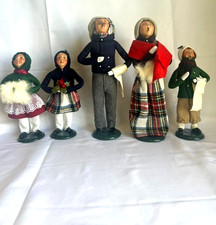 Vintage 1989 Byers Choice Carolers Lot of 5 Christmas Figurines Family Group picture