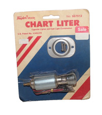Vintage Taylor Made Chart Liter Cigarette Lighter and Dash Light Combo picture