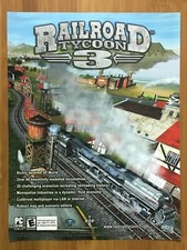 Railroad Tycoon 3 PC 2003 Vintage Video Game Print Ad/Poster Official Promo Art picture