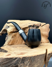 Rattray's Smooth Bent Billiard Smoking Pipe picture