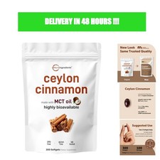 Micro Ingredients Ceylon Cinnamon 300 Softgels with MCT Oil, True Cinnamon picture