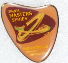Tennis Masters Series Indian Wells Pinback Button Promo 1993 picture