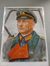 WW2 PANZER GERMAN GENERAL ORIGINAL POSTCARD Super Rare picture
