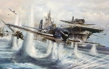Battle for the Solomons by John Shaw Artist Proof signed by Four Pacific Aces picture