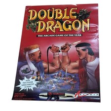 Vintage Double Dragon Arcade Game Poster Tradewest 80s Amiga Atari C64 Art picture