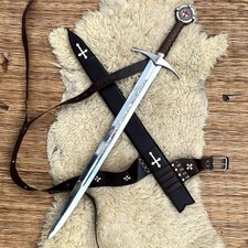 Accolade Sword Of Knights Templar Replica Medieval Crusader Templar Functional . picture