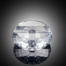 LONGWIN Crystal Round Pen Holder Glass Fountain Pen Stand Office Supplies Gift picture