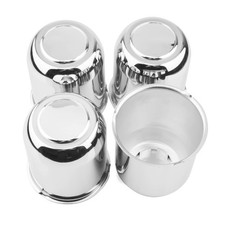 4Pcs 3-3/4 in Trailer Wheel Center Caps Fit 3-3/4