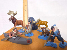 Vintage 2002 Disney Store Brother Bear PVC Figures Playset Lot Canoe Kenai Rutt picture