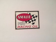 1968 AMALIE PRO RACING OIL ORIGINAL VINTAGE RACING STICKER DECAL NOS NASCAR picture