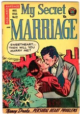 MY SECRET MARRIAGE #12  1955 10-CENT SUPERIOR ROMANCE  IGER SHOP Art  VG (4.0) picture