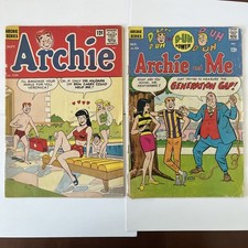 Archie #131 1962, 4.5, Archie And Me #24 1968, 3.0. GGA. C Pix, Notes. picture