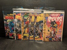 Rise of Apocalypse 1-4 Complete Set + The Chosen 1 Age of Apocalypse Marvel Lot  picture