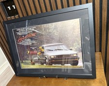 Framed Vintage 1980 Chevrolet Celebrity Ad Wall Art Print picture