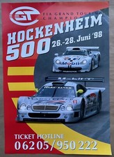 Poster 1998 Hockenheim 500 FIA Grand Touring Championship Porsche Mercedes picture