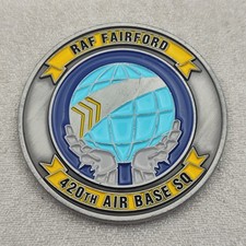 USAF 420th Air Base Sq RAF Fairford Challenge Coin picture