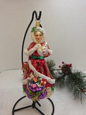 Christopher Radko Mrs Claus Woodland Animals Gifts 7.5