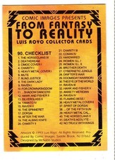 Luis Royo FROM FANTASY TO REALITY - SERIES 1 Single Base & Prism Cards - 1993 picture