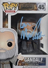 🔥Funko Pop Lord Of The Rings: Gandalf #45 - Ian McKellen Signed W/COA🔥 picture