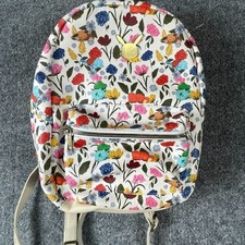Pokemon Backpack White AOP Faux Leather Pikachu Floral Straps Bioworld Pockets picture