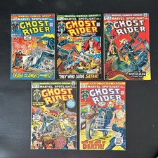 Marvel Spotlight #6, 7, 8, 9, 10. Ghost Rider 2nd, 3rd, & 4th appearance. VG/FN picture