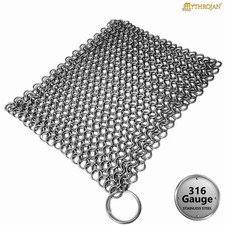 Cast Iron Scrubber 316 L  Stainless Steel Skillet Cleaner (15 X 15cm) picture