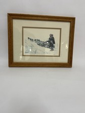 Breen Bergstrome (1986) - Canadian Artist- Signed Inuit Art Nomad Of The North picture