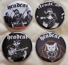 The Head Cat,4 Button Set,1.5