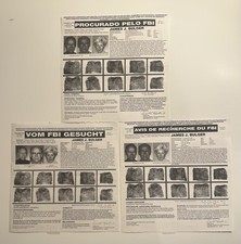 Very Rare FBI Wanted Posters - James 