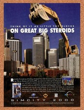 1994 Sim City 2000 PC Original Advertisement / Retro Promo v1 picture