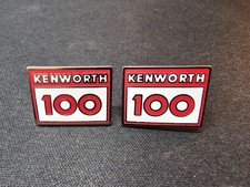 2 Pack Kenworth 100 Year Centennial Lapel Pins KW Semi Truck Big Rig Hat Pin picture