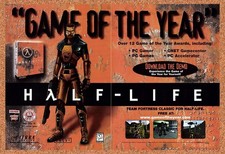 1999 Half-Life GOTY Original Advertisement / Retro Promo v10 picture