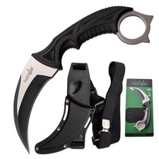 Survivor THE VESTED Fixed Blade Knife w/Nylon Fiber Rubber Over Mold Handle picture