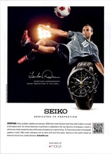 2012 • SEIKO Landon Donovan Print Ad • Fashion 2000s Style GA.37 picture