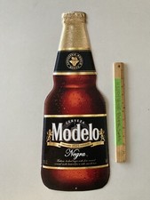 NEW Negra Modelo Bottle Tin Tacker Beer Sign Cerveza Mexico Import Man Cave picture
