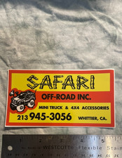 SAFARI OFF ROAD 1 Repro of Vintage Off Road 4X4 BAJA VW RACING Sticker Decal picture