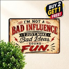 Live Life Have Fun Positive Quote Playful Living Room Metal Tin Sign 8x12 In picture