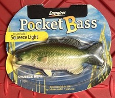 Vintage Energizer Pocket Bass Disposable Squeeze Light 2000 picture