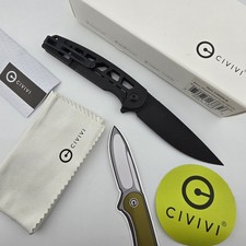 Civivi Perf Folding Knife Drop Point Nitro V Stainless Steel Flipper C20006B picture