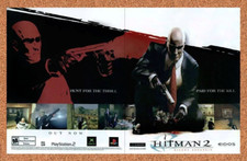 2005 Hitman 2 Silent Assassin PS2 Original Advertisement / Retro Promo v9 picture