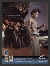 2000s Boost Mobile Cell Phone Travis Barker Musician Print Advertisement 2006 picture