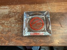 Vintage Sharkeys One Hour Cleaner  Glass Ashtray Wallingford Conn. Advertisement picture
