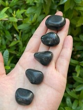 Grade A++Black Tourmaline Tumbled Stones, 0.8