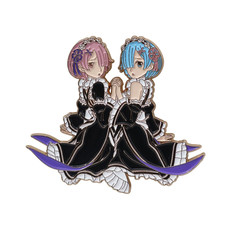 Ram Rem Badges Pendant Anime Re:Life in a Different World from Zero Pins picture