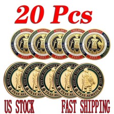 US 20 PCS Put On the Whole Armor Of God Collection Challenge Commemorative Coin picture