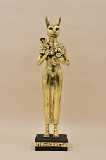 Authentic Ancient Egyptian Antiquities Cat statue of Goddess Bastet Cat Egypt BC picture
