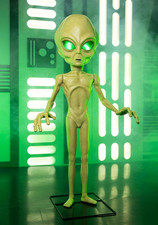 Alien Animatronic 4.5FT Outer Space Decoration, Area 51 Roswell Extraterrestrial picture