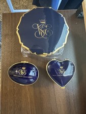 Rare- Vintage - Limoges  Venice Simplon- Orient- Express 3 Piece Vanity Set EXC picture